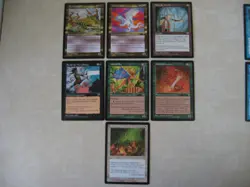 MTG - Mirage - 7 German Language cards - LP/NM - Image 1