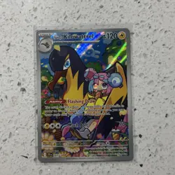 Pokemon TCG Iono's Kilowattrel Card Journey Together IR 163/159 - Image 1
