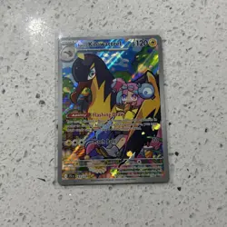 Pokemon TCG Iono's Kilowattrel Card Journey Together IR 163/159 - Image 2