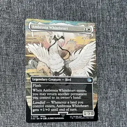 Ambrosia Whiteheart #0325 FIN U (Borderless) (Non-Foil) - MTG Final Fantasy EN - Image 1