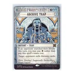 Archive Trap #7 Regular RARE MTG 2024 Outlaws of Thunder Junction: Breaking News - Image 1