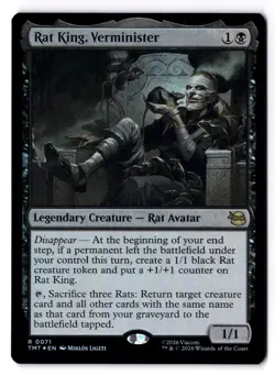 Rat King, Verminister NM* FOIL Teenage Mutant Ninja Turtles 0071 mtg -UnltdCards - Image 1