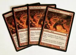 Pitchburn Devils (4) Innistrad NM MTG Magic the Gathering - Image 1