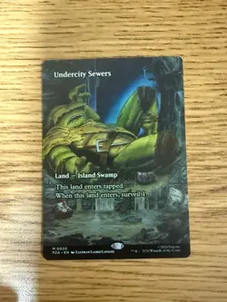 MTG Undercity Sewers (Borderless) Non-foil 0020 Teenage Mutant Ninja Turtles SEE - Image 1