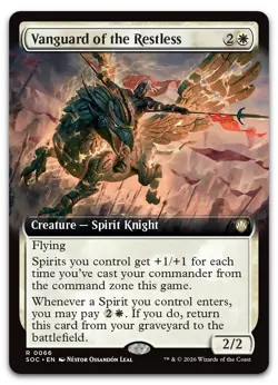 Vanguard of the Restless (Extended Art) #66 NM Commander: Secrets of Strixhaven - Image 1