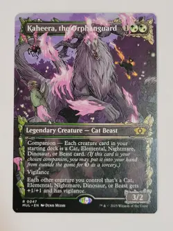 Kaheera, the Orphanguard -Borderless Showcase- MARCH OF THE MACHINES MUL mtg NM - Image 1
