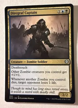Diregraf Captain #224 (NM) Starter Commander SCD Magic MTG - Image 1
