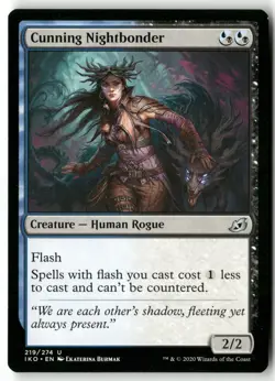 Cunning Nightbonder 219 Uncommon Magic: The Gathering Near Mint - Image 1