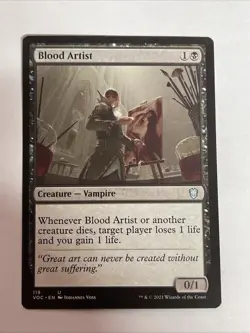 Blood Artist Commander: Innistrad: Crimson Vow #119 Uncommon - Image 1