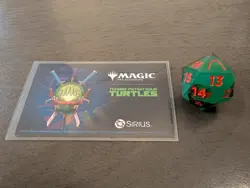 Ninja Turtles Michelangelo Spindown D20 Legendary Limited Edition - TMNT MTG - Image 1