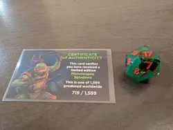 Ninja Turtles Michelangelo Spindown D20 Legendary Limited Edition - TMNT MTG - Image 2