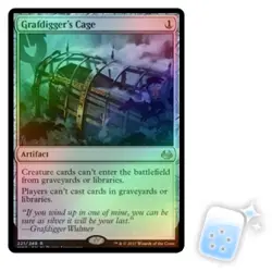 FOIL GRAFDIGGER'S CAGE Modern Masters 2017 Magic MTG MINT CARD - Image 1