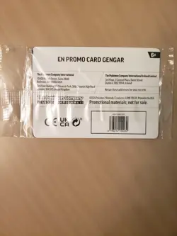 Pokemon TCG Perfect Order Gengar EB Games Exclusive Stamped Promo 50/88 Sealed - Image 2