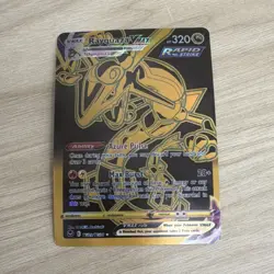 Pokemon Rayquaza VMAX Secret Rare Rapid Strike Holo TG29/TG30 Silver Tempest - Image 1
