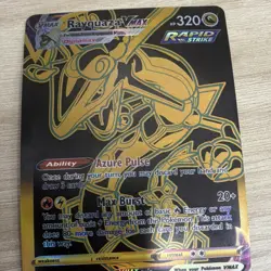 Pokemon Rayquaza VMAX Secret Rare Rapid Strike Holo TG29/TG30 Silver Tempest - Image 3