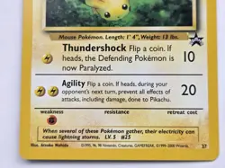 Pokemon Wotc Black Star Promo # 27 Pikachu,,not played - Image 4