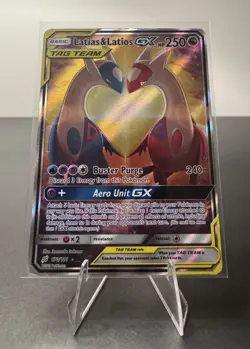 Pokemon Latias & Latios GX Alt Art Full Art 2019 170/181 Team Up English!! - Image 1