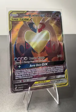 Pokemon Latias & Latios GX Alt Art Full Art 2019 170/181 Team Up English!! - Image 2