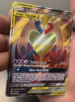 Pokemon Latias & Latios GX Alt Art Full Art 2019 170/181 Team Up English!! - Image 3