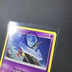 Pokemon Black Star Promos Latios #SM88 Cosmos Holo With Swirl - Image 2