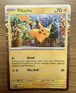 Pikachu 006/015 Confetti Holo Rare McDonald's 2023 Promo Pokemon TCG - NM - Image 1
