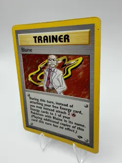 Pokemon Blaine Gym Challenge Holo Rare Trainer #17/132 Wizards English 2000 - Image 2