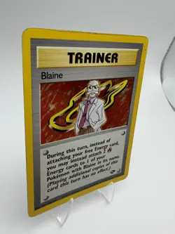 Pokemon Blaine Gym Challenge Holo Rare Trainer #17/132 Wizards English 2000 - Image 3