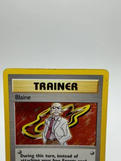 Pokemon Blaine Gym Challenge Holo Rare Trainer #17/132 Wizards English 2000 - Image 4