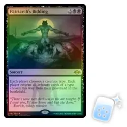 FOIL PATRIARCH'S BIDDING Modern Horizons 2 Magic MTG MINT CARD - Image 1