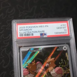 Pokemon TCG Spearow 151/132 Illustration Rare PSA 10 - Image 2