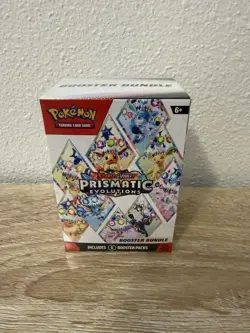 Pokemon TCG: S&V Prismatic Evolutions Booster Bundle (6pks) Factory Sealed - Image 1