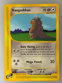 Kangaskhan - Reg - Pokemon TCG - Aquapolis - 88/147- - Image 1