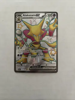 Alakazam EX 215/091 SV Shiny Rare Holo Pokemon TCG Paldean Fates - Image 1