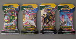 Pokemon Evolving Skies Sleeved Booster Pack Complete Full Art Set - Image 1