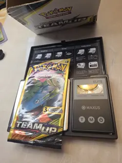 🔥💎 HEAVY Pokemon Team Up Booster Pack 7.78g ⚡ POSSIBLE HOLO 🔥 SEALED 💎🔥 - Image 1