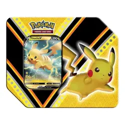 Pokemon TCG Pokemon V Powers Tin Fall 2020 Pikachu 5 Booster Packs AUTHENTIC - Image 1
