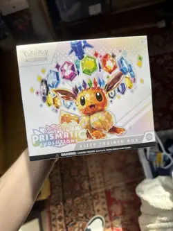 Prismatic Evolutions - Elite Trainer Box (ETB) - Pokemon TCG Sealed - In Hand - Image 1