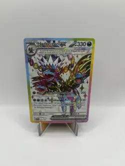 Pokemon Hydreigon ex 223/191 Sv08: Surging Sparks Holo Ultra Rare Full Art 330HP - Image 1