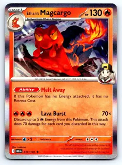 Pokemon Ethan's Magcargo - ME: Ascended Heroes ASC Holo 024/217 NM Rare kodama - Image 1