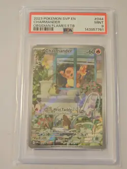 Pokemon Charmander 044 Sv: Scarlet & Violet Promo Holo PSA 9 Obsidian Flames - Image 1