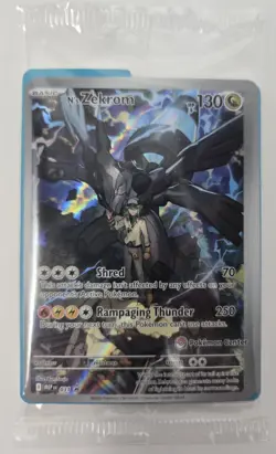 Pokemon Center Stamped N’s Zekrom Promo 031 Sealed - Image 2