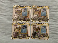 (Lot Of 4) Pokemon Brilliant Stars 3 Pack Blister Glaceon Promo Sealed - Image 1