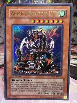 Armed Dragon Lv7 Ultra Rare 1st Edition SOD-EN015 - Very Lightly Played - Yugioh - Image 1
