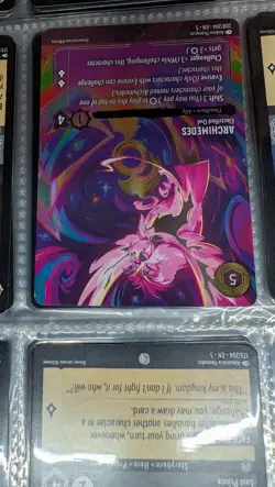 Disney Lorcana Shimmering Skies Archimedes Electrified Owl Enchanted 208/204 LP - Image 2