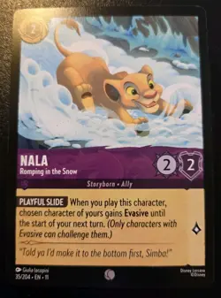 Nala - Romping In The Snow 35/204 Common Winterspell Disney Lorcana TCG - Image 1
