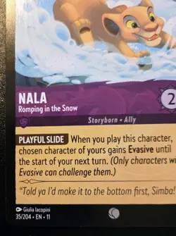 Nala - Romping In The Snow 35/204 Common Winterspell Disney Lorcana TCG - Image 4