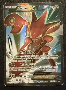 Scizor EX BREAKpoint 119/122 Rare Ultra Pokemon Card MP/HP - Image 1