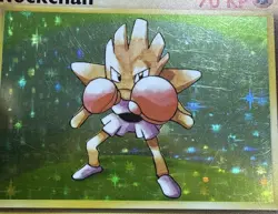 Hitmonchan (Nockchan) 1st Edition Holo Pokemon Card German Base Set 7/102 - Image 5