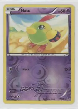 Natu Reverse Foil Pokemon XY Roaring Skies #27 - Image 1