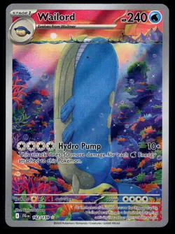 Wailord 162/159 – Illustration Rare – Journey Together JTG EN – Pokemon Card – N - Image 1